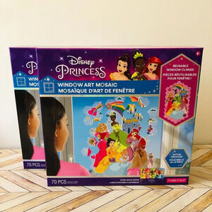 Disney Princess Window Art Mosaic - Disney Princess Puzzles for Kids Bundle